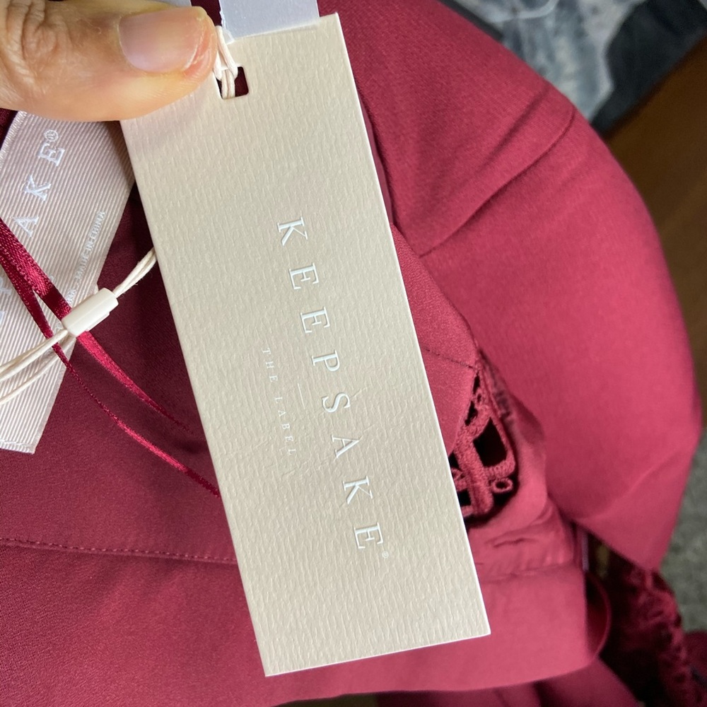 1 Moving sale make an offer. Keepsake uplifted dress - Picture 6 of 7
